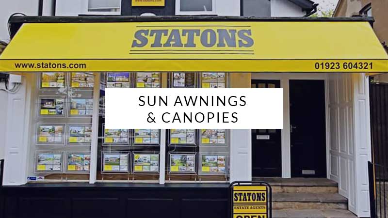 Sun Awnings Steelco Signs